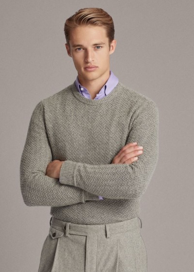 Men's Ralph Lauren Cashmere Crewneck Sweater | 501327SLA